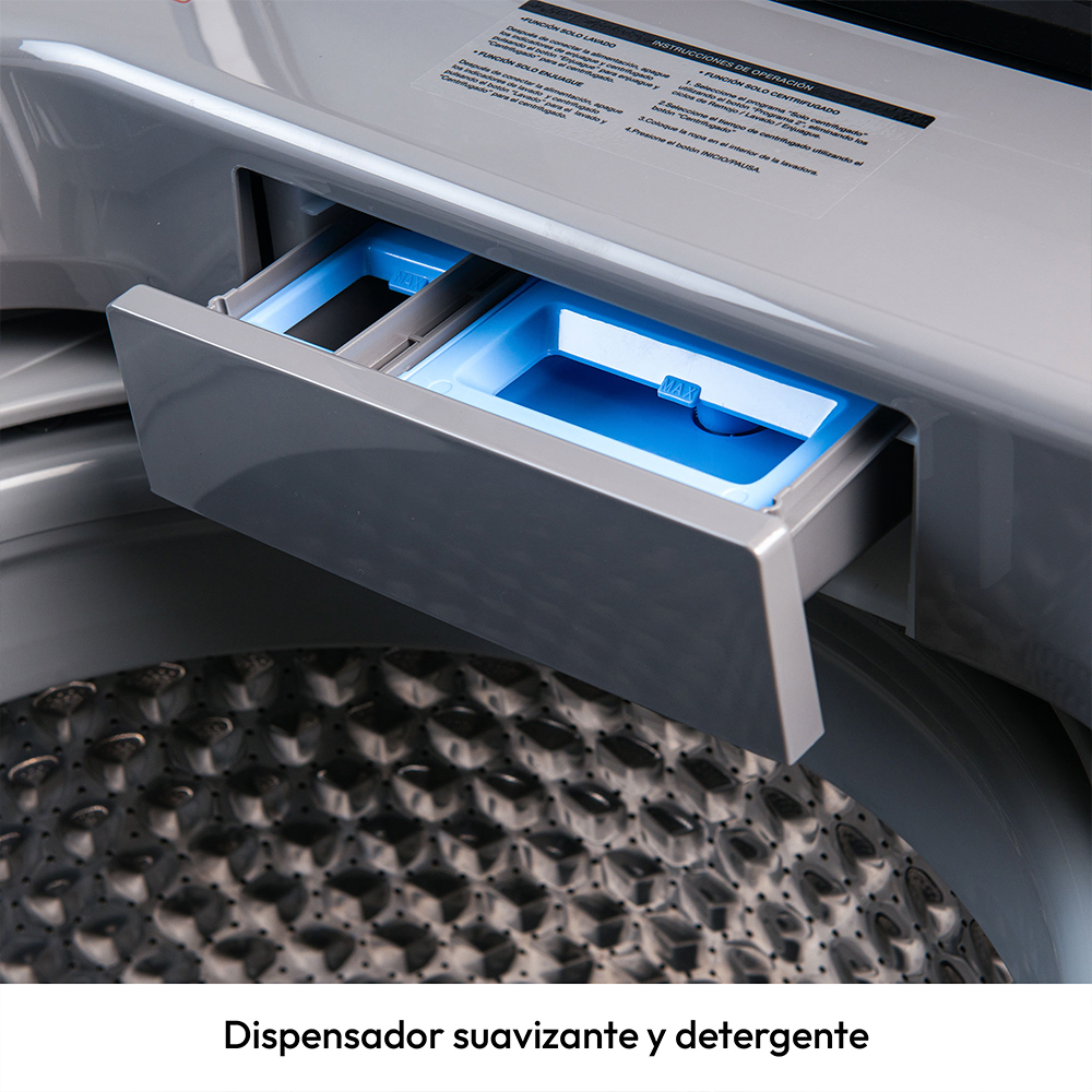 Lavadora Challenger de 13 Kg (29 Libras) panel digital Gris - Imagen 6