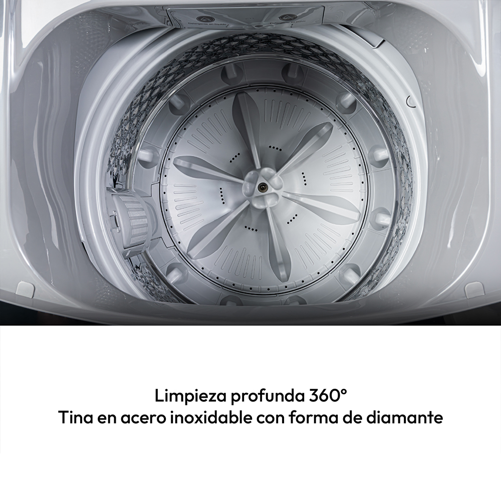 Lavadora Challenger de 11 Kg (24 Libras) panel digital Gris - Imagen 4