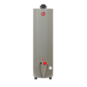 Calentador Rheem de acumulación  de 30 Galones Gas Natural Gris