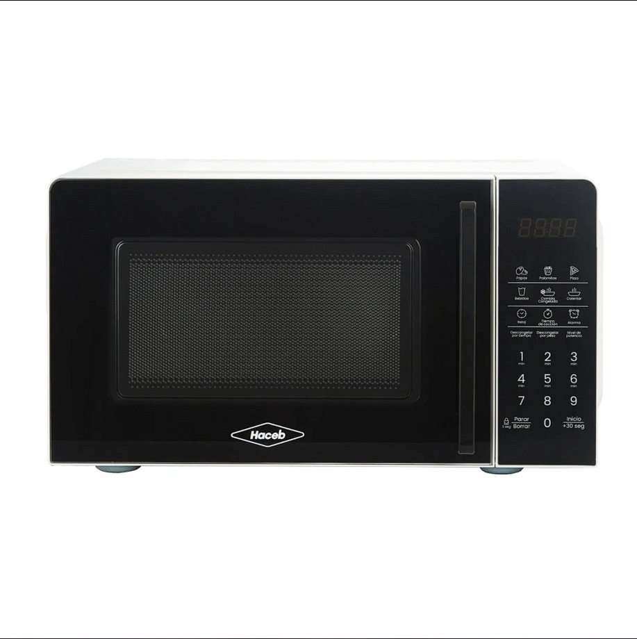 Horno Microondas Haceb Arezzo de 0.7 pies manija externa Blanco