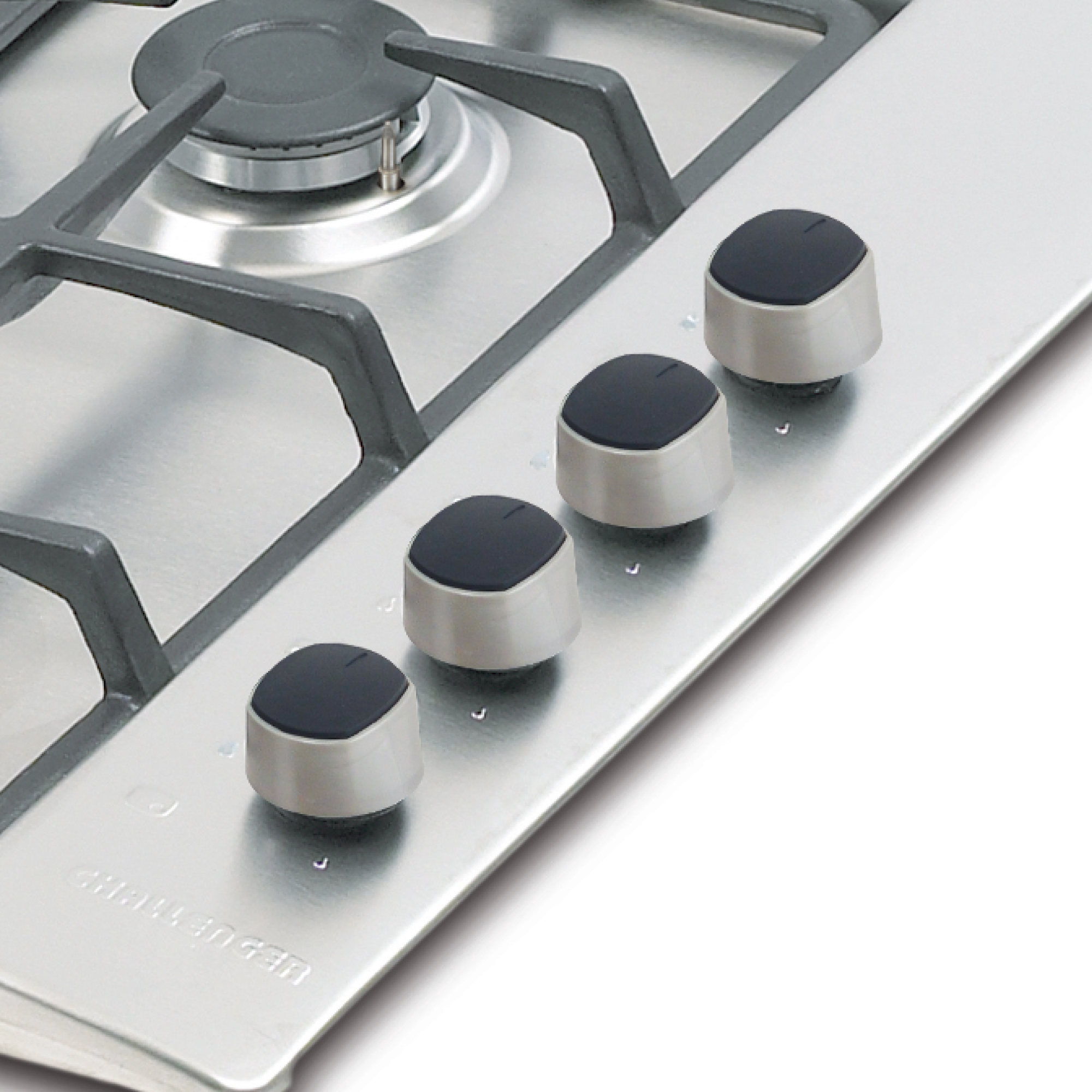 Estufa Challenger de Empotrar  4 Puestos gas de 58.5x 51 cm con termopar de Seguridad  inox - Imagen 2