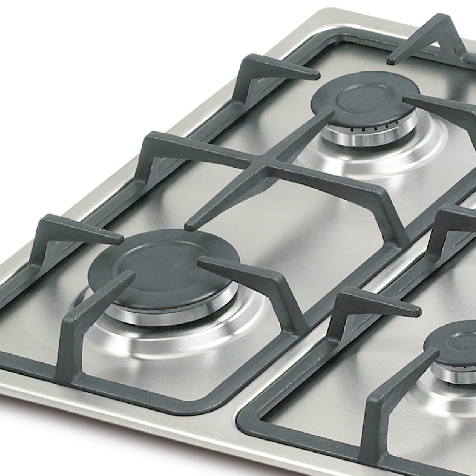 Estufa Challenger de Empotrar  4 Puestos gas de 58.5x 51 cm con termopar de Seguridad  inox - Imagen 3