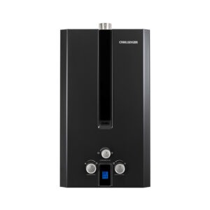 Calentador de Agua Challenger 12 litros Tiro Forzado de Paso a Gas Natural Negro