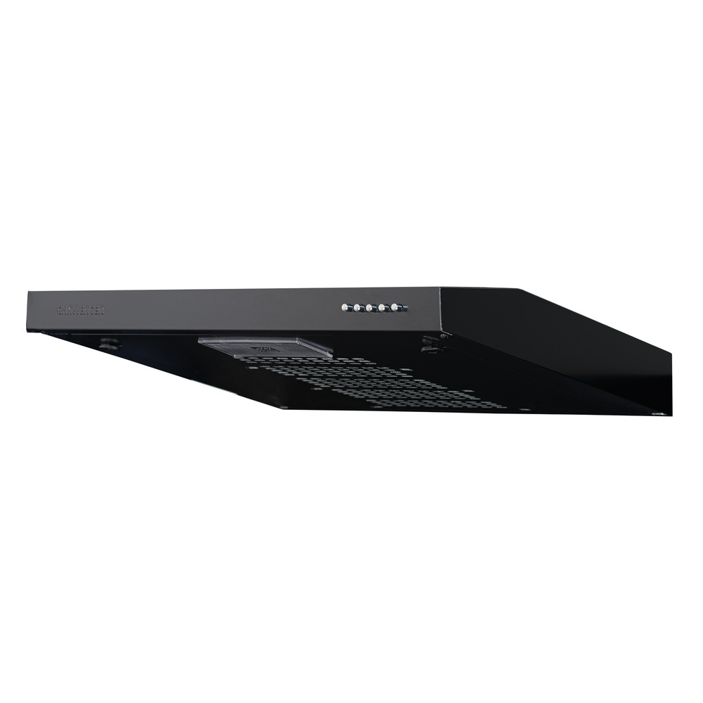 Campana Horizontal Challenger Horizontal de 60 cm x 8 cm Tres Velocidades Negra