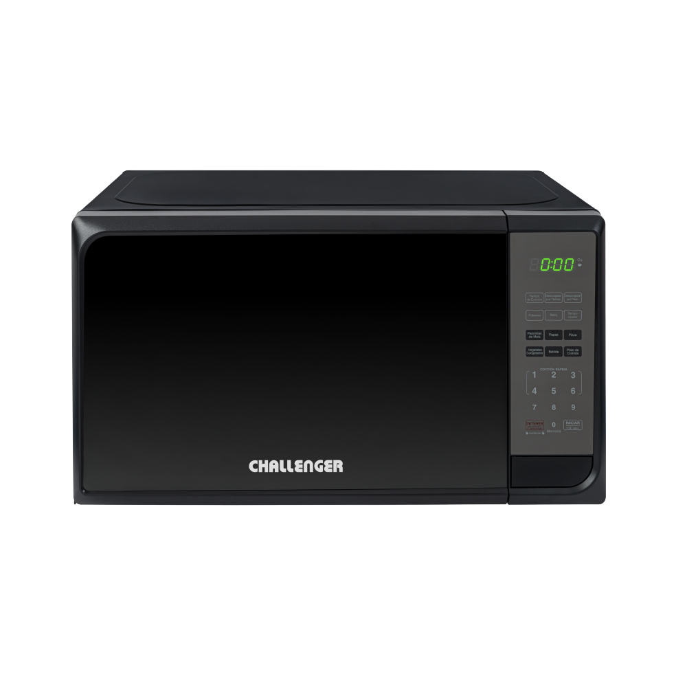 Horno Challenger Microondas de 20 litros Panel Digital Negro