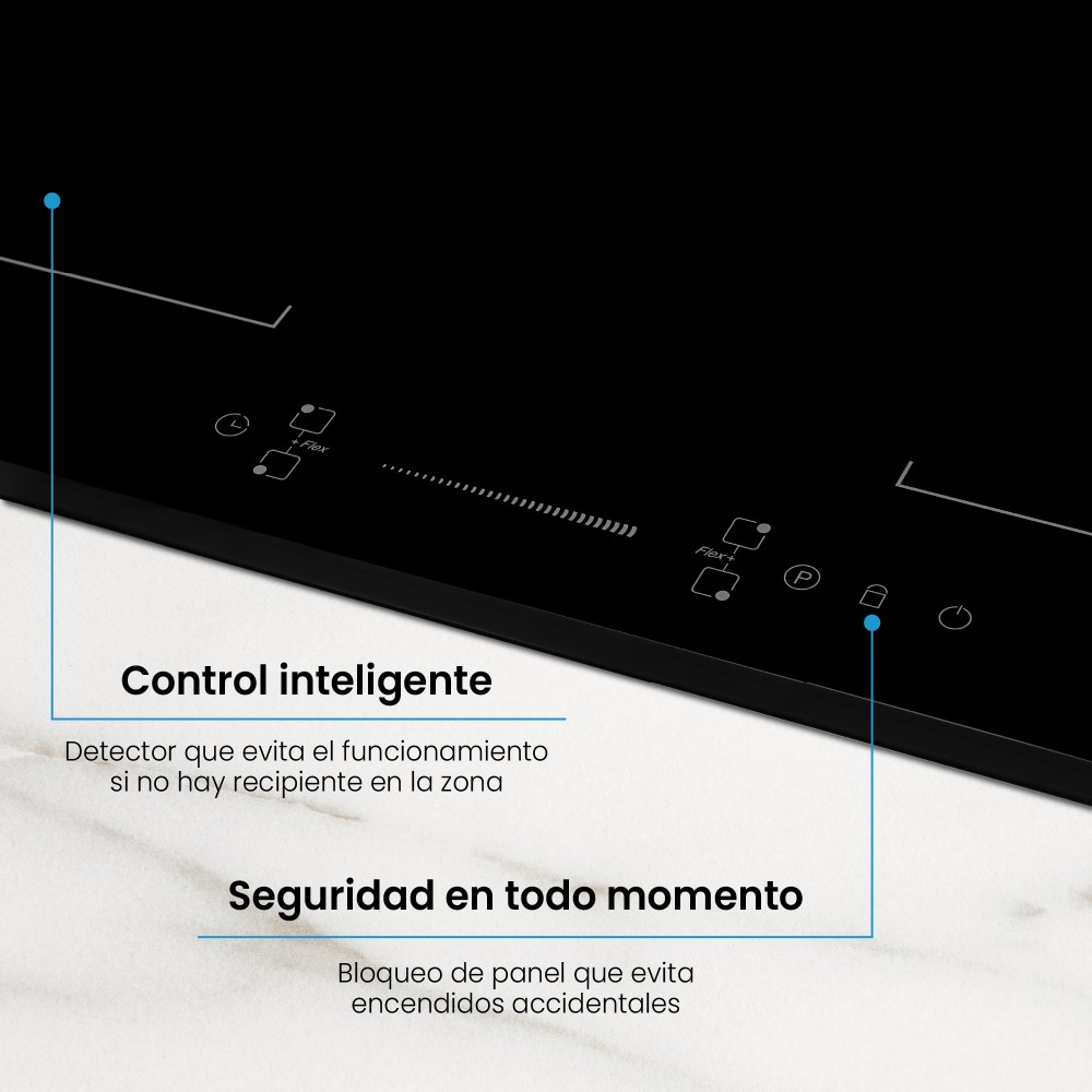 Estufa Challenger de 4 puestos eléctricos de Inducción 77X52 220V - Imagen 4