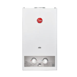 Calentador de paso Rheem 10 Litros Tiro Natural Gas Propano Mecánico