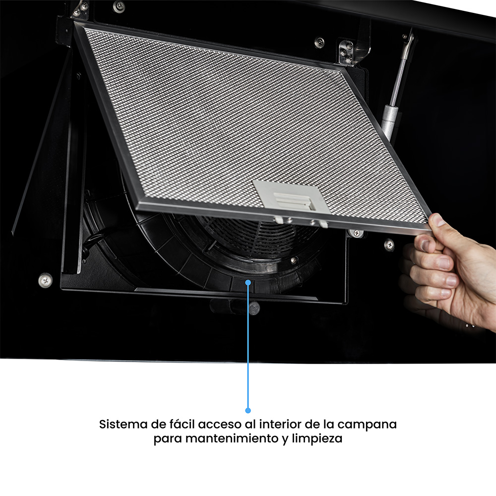 Campana Challenger extractora península de 76 cm - Imagen 2